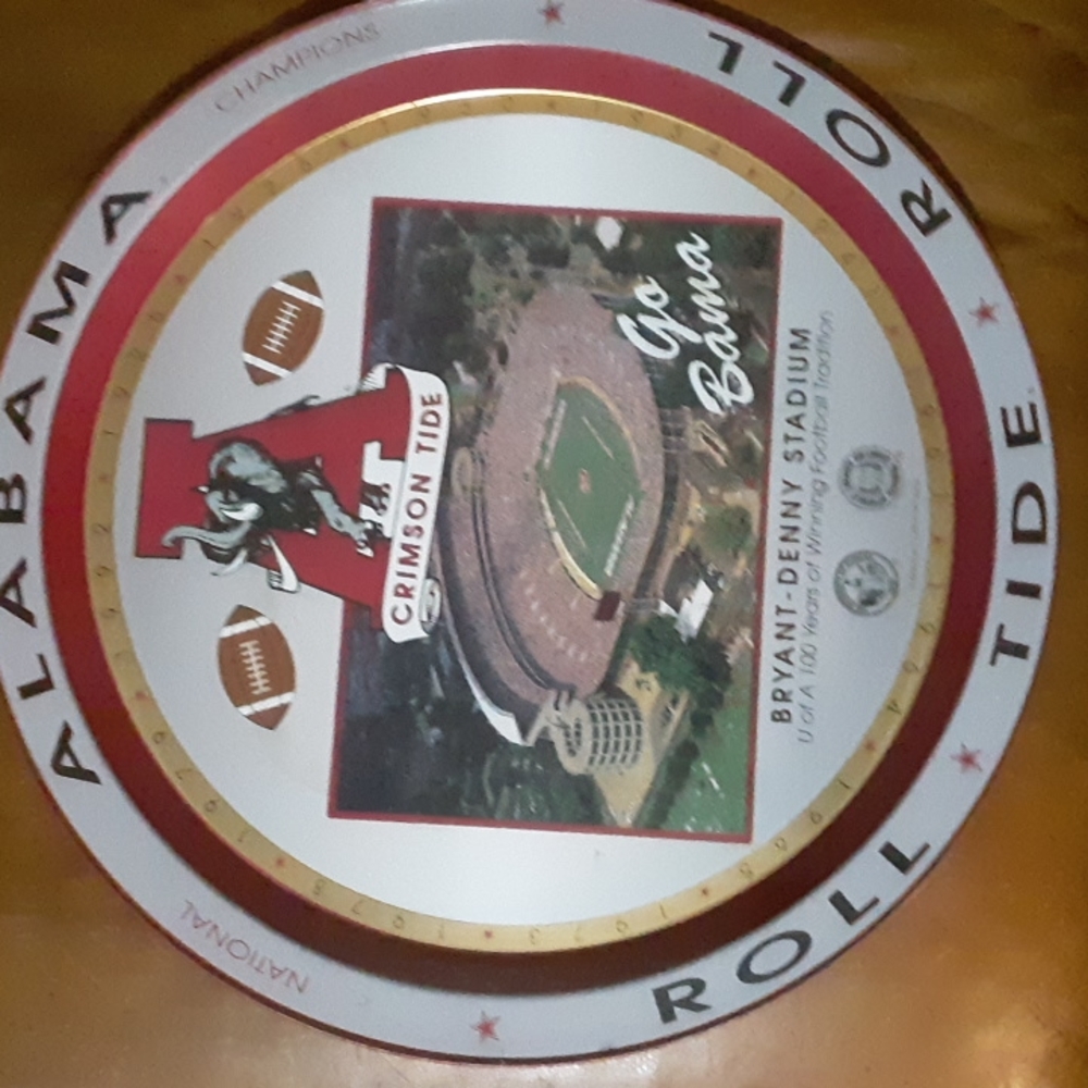 💙Alabama Roll Tide champion  tin tray